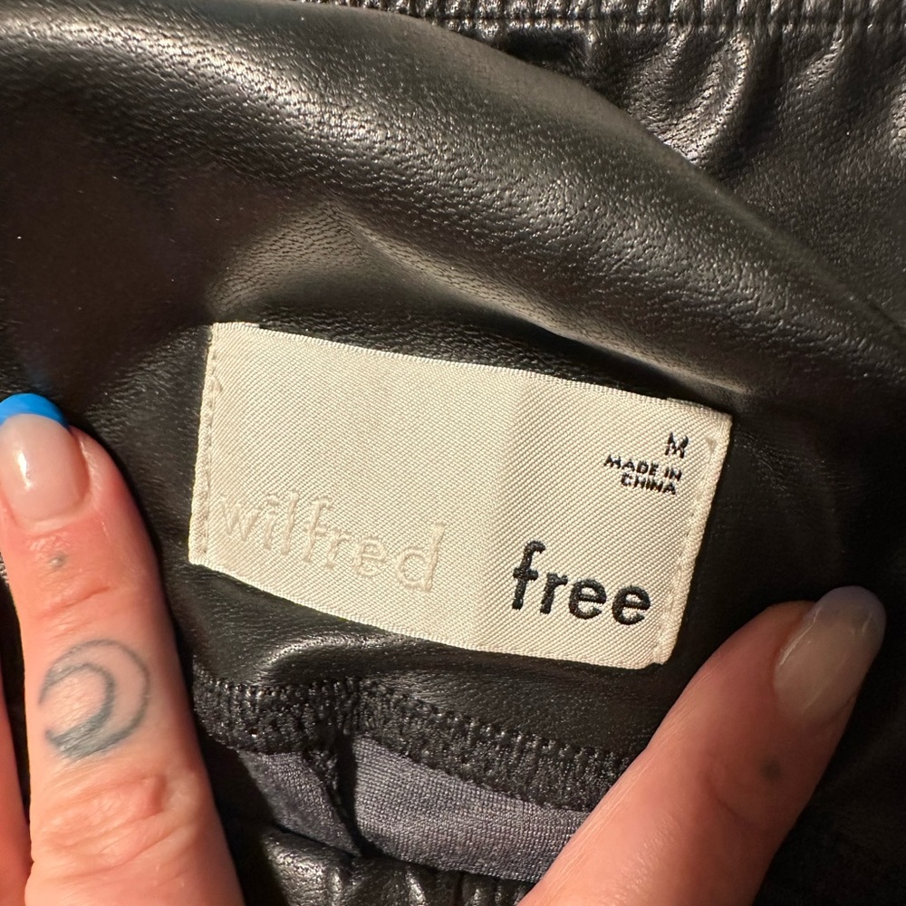 Wilfred Free leather Leggings